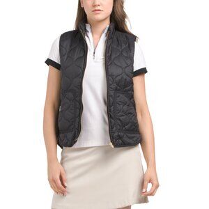G LIFESTYLE Black Quilted Vest